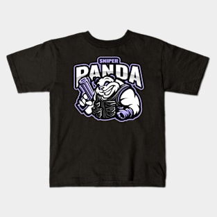 Panda Sniper Kids T-Shirt